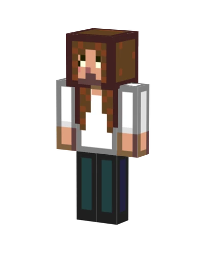 Cartoon skin output shown in 3D