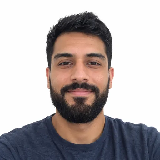 Photo to Minecraft skin example input: fictional portrait with a full beard